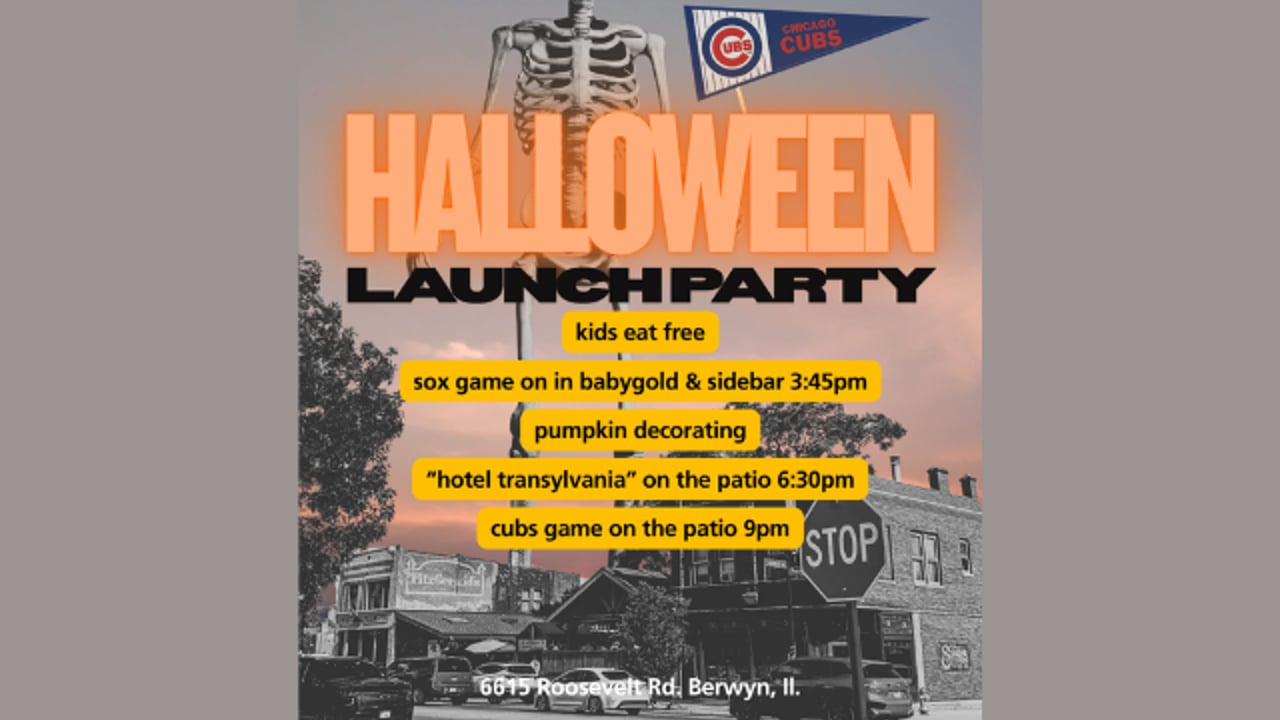 HALLOWEEN Launch Party on the Patio!