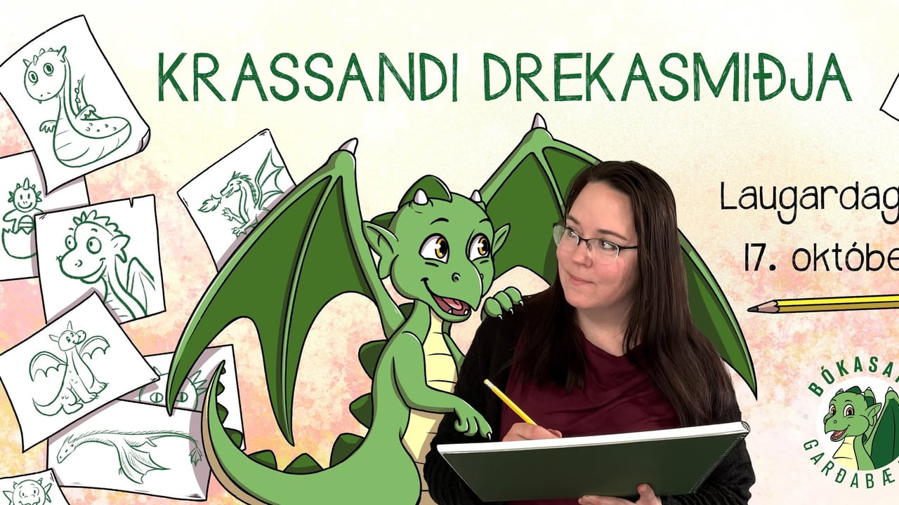 Krassandi drekasmiðja með Iðunni Örnu - Barnamenningarhátíð í Garðabæ