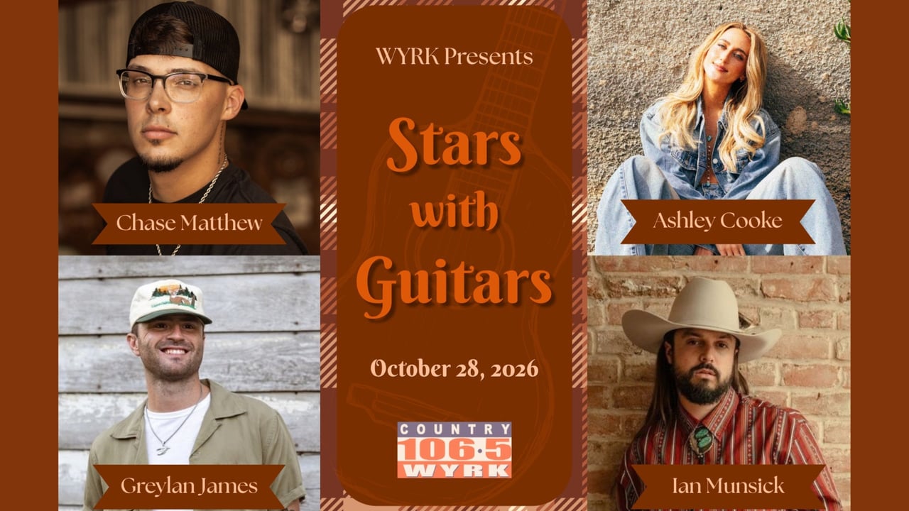 WYRK Stars with Guitars Fall Acoustic Concert 