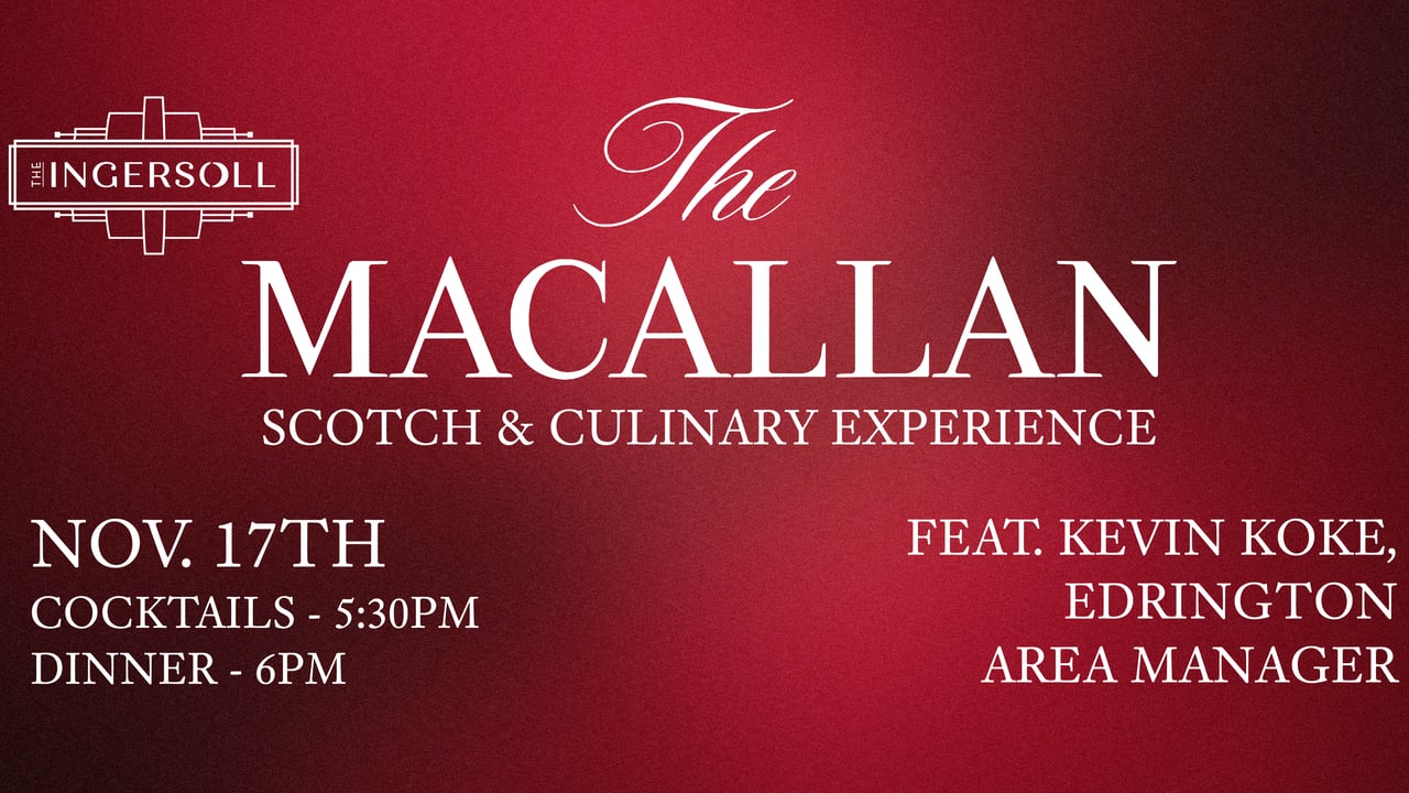 Macallan Scotch and Culinary Experience