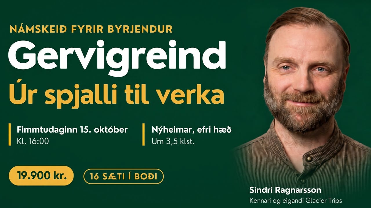 Gervigreind fyrir byrjendur – Úr spjalli til verka