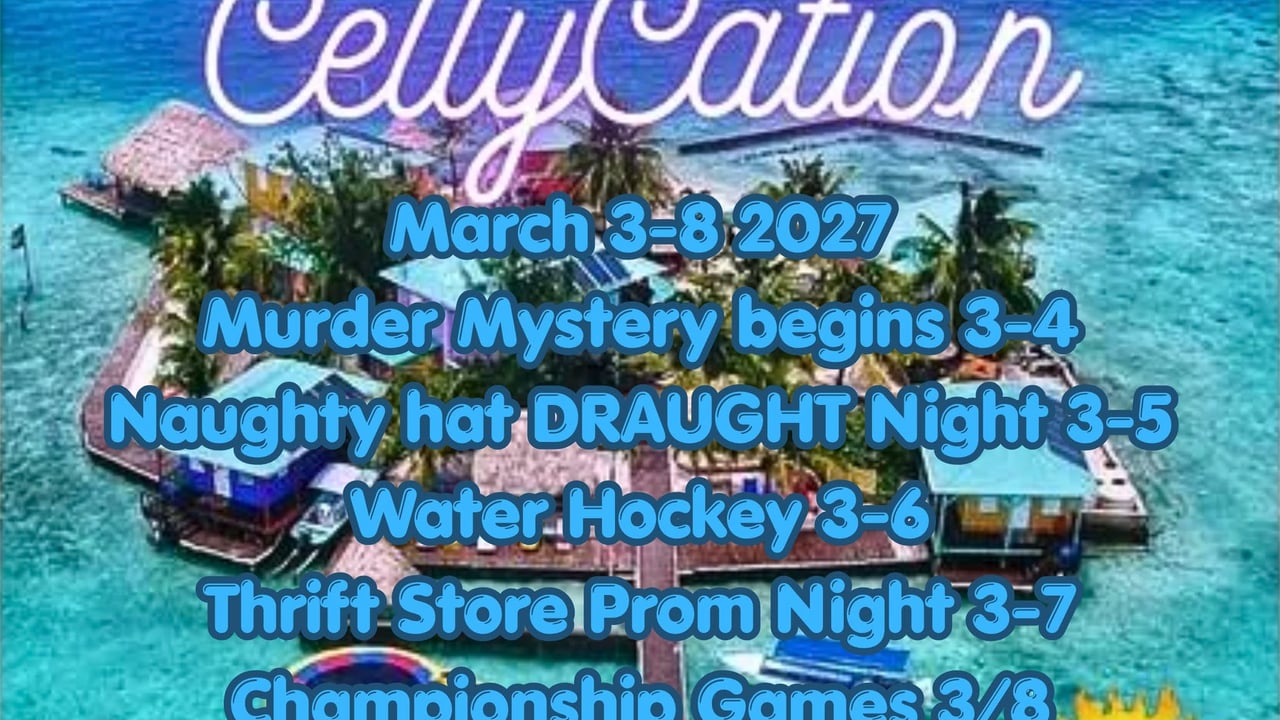 King Lewey's Island CellyCation 2027 Vacation and Water Hockey Draught Tournament
