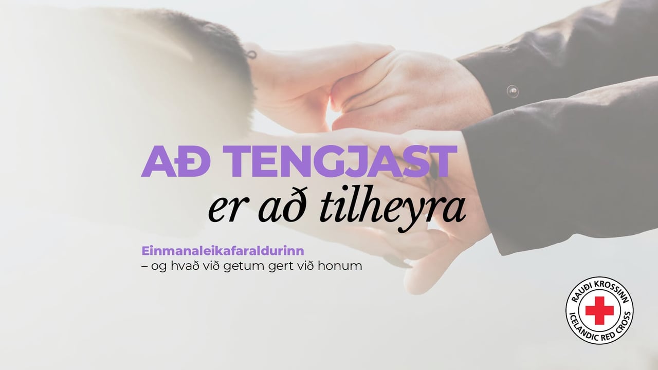 Morgunmálþing Rauða krossins í Viku einmanaleikans: Að tengjast er að tilheyra