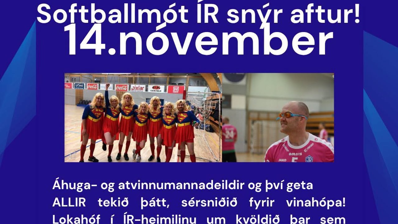 SOFTBALLMÓT ÍR 2026