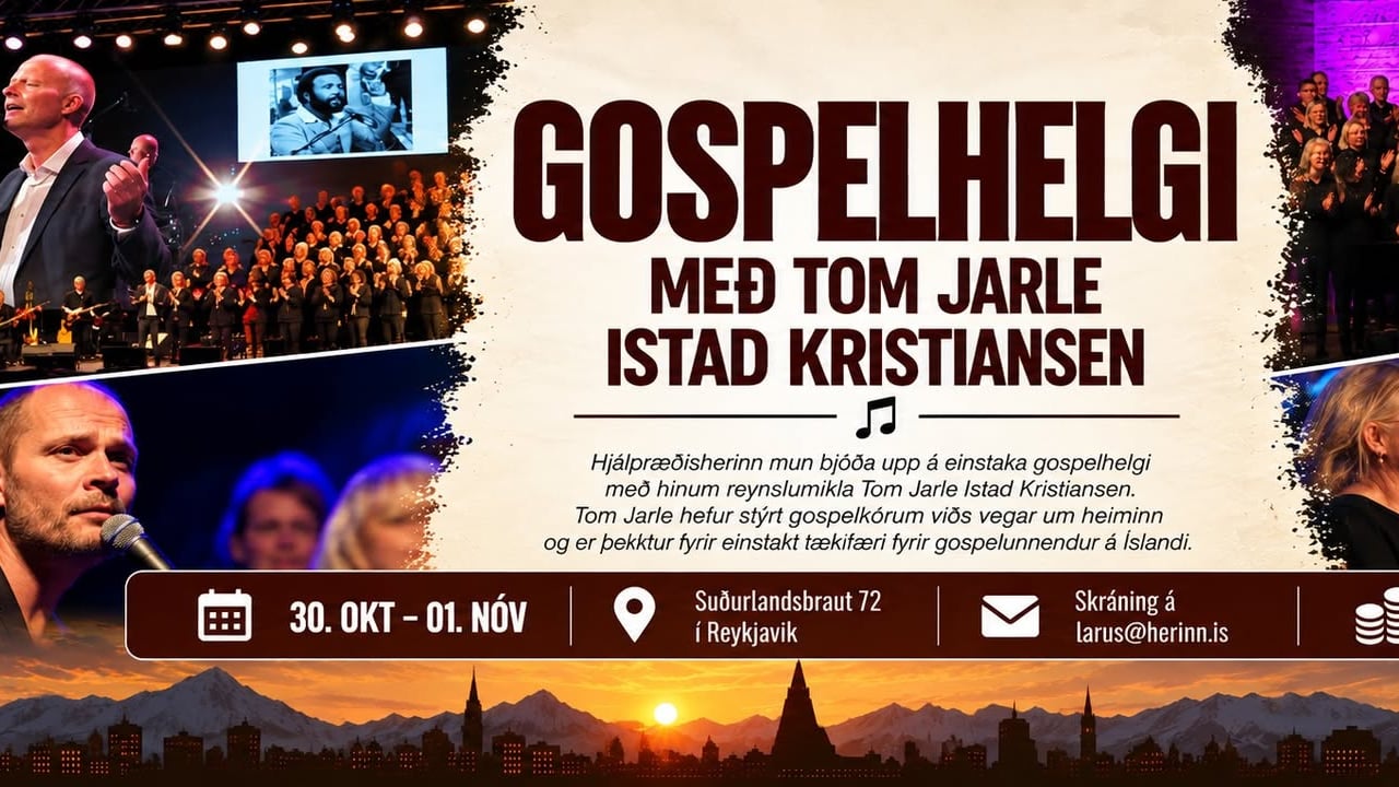 Gospelhelgi með Tom Jarle Istad Kristiansen