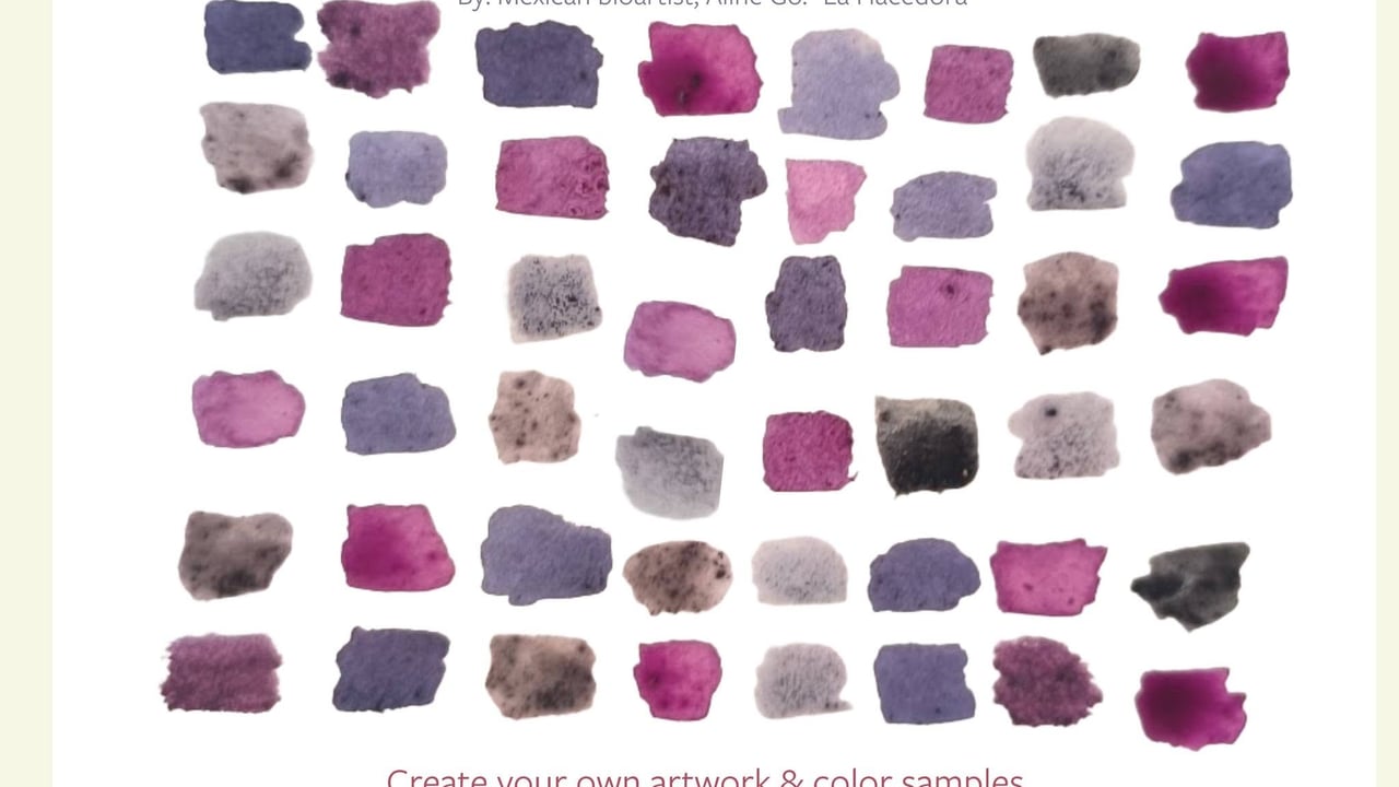 Ancestral Mexican Natural Dye (Grana cochinilla) with visiting artist Aline González Moreno