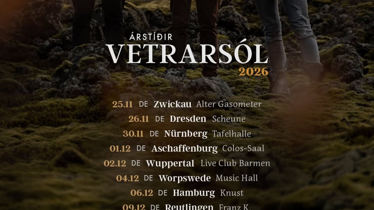 Árstíðir - Vetrarsól Tour 2026 - Dresden