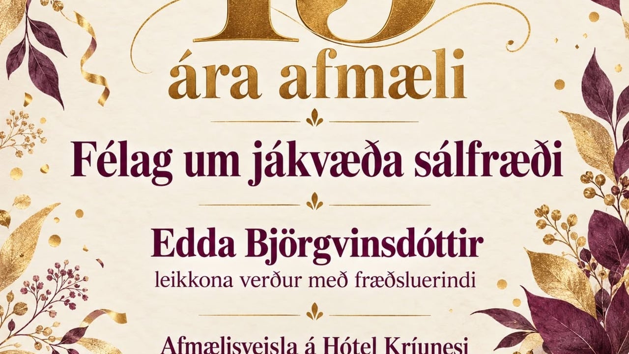 Kósý-Afmælis-Kvöld með félagi um jákvæða sálfræði