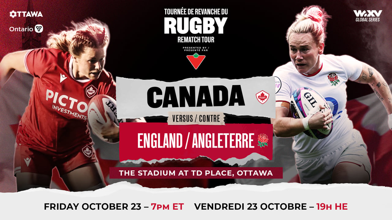 Rugby Canada WXV Ottawa V England