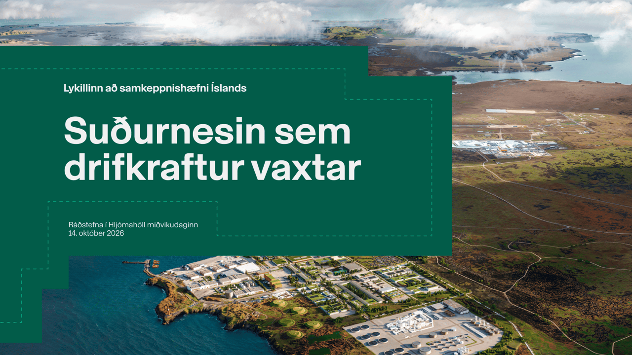 Ráðstefna í Hljómahöll 14. október: Suðurnesin sem drifkraftur vaxtar