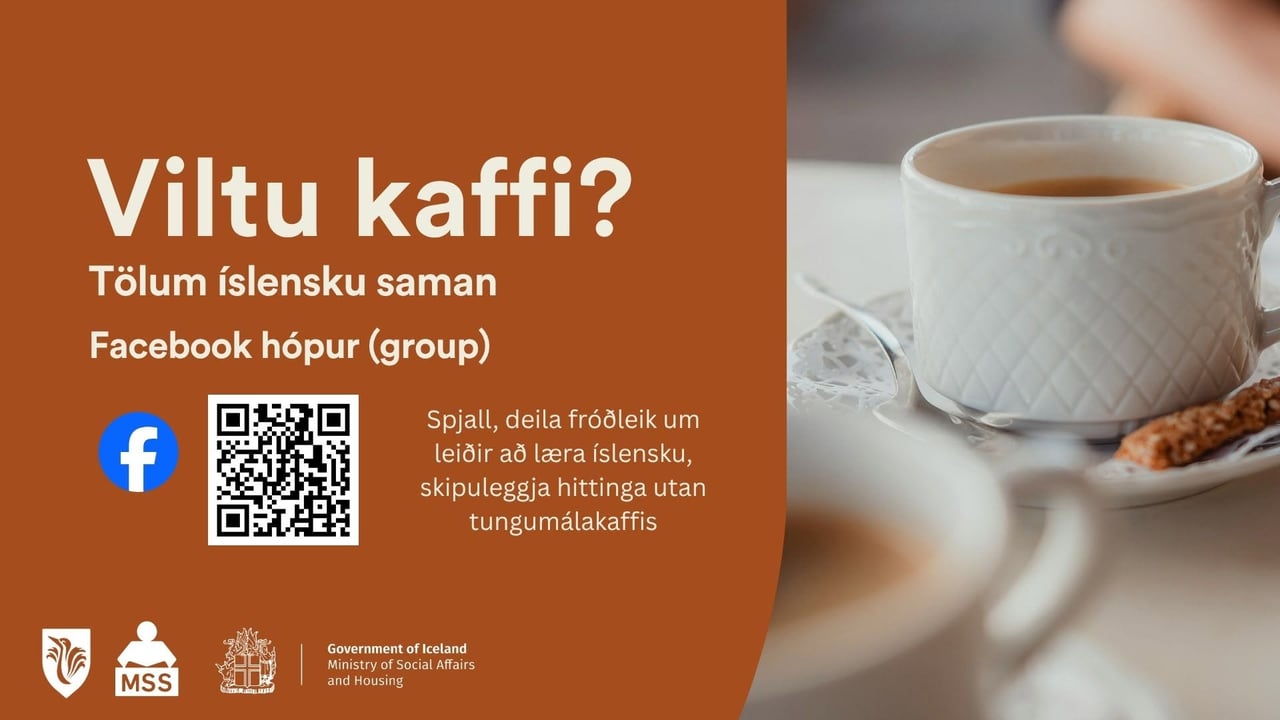 Viltu kaffi? Tölum íslensku saman