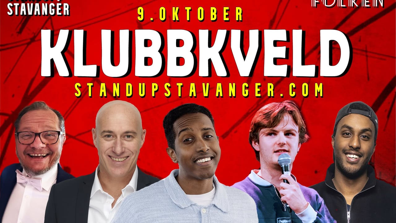 Standup Klubbkveld med Ahmed Mamow - 9. oktober
