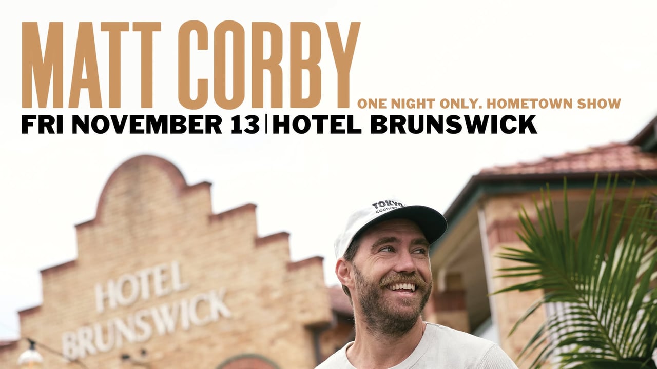 Matt Corby - Hotel Brunswick