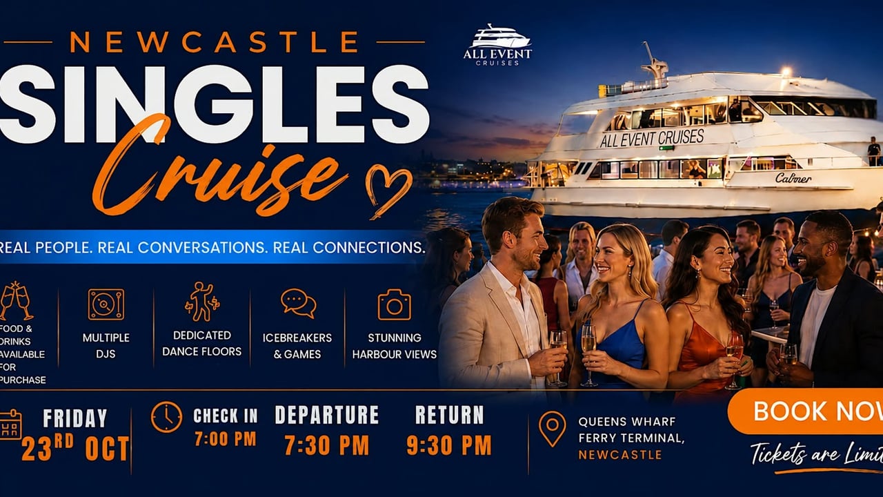 Newcastle Singles Cruise on the Harbour