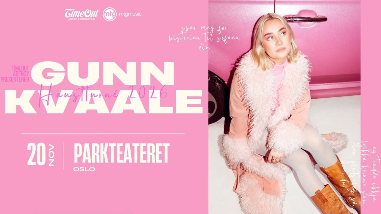 Gunn Kvaale | Parkteatret | Pres. av Timeout 