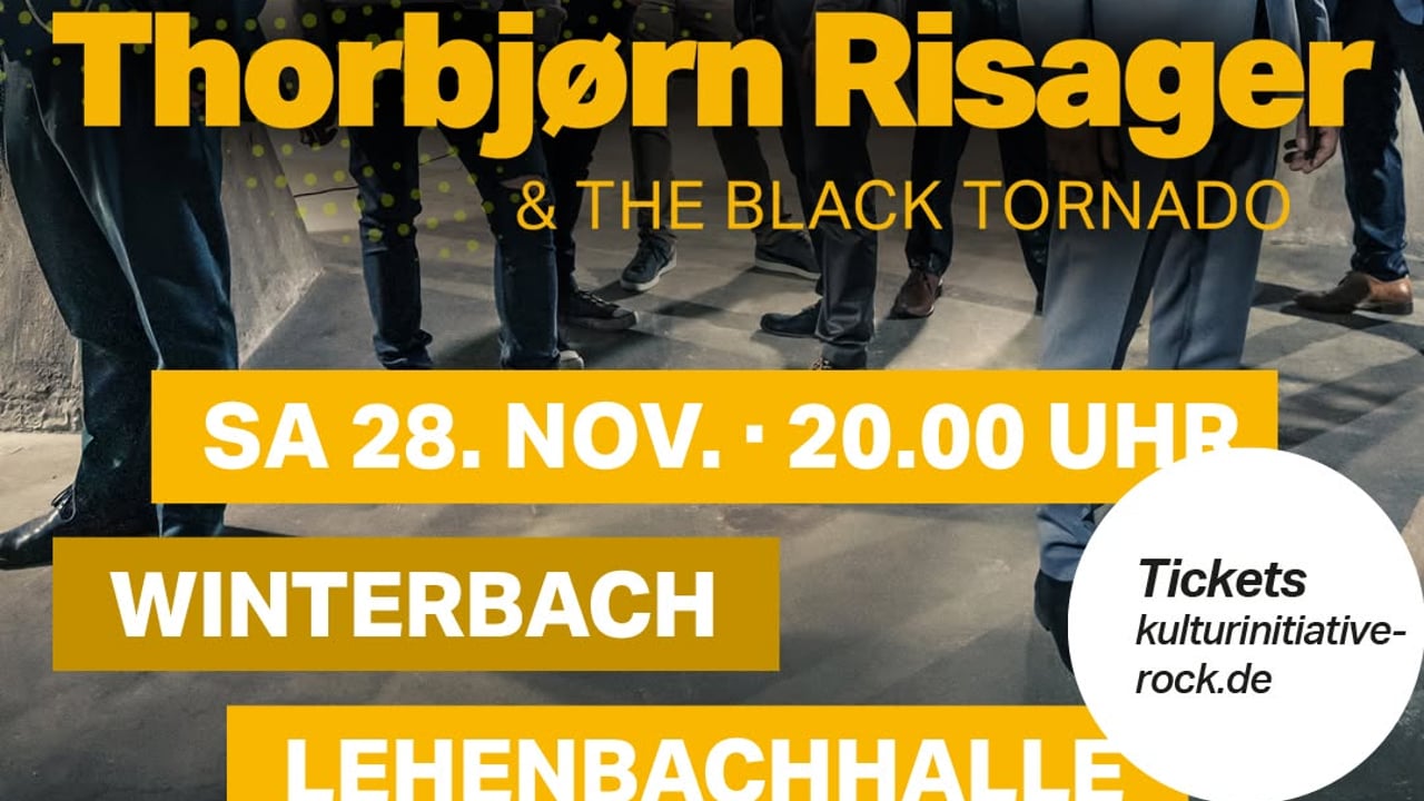 THORBJÖRN RISAGER & THE BLACK TORNADO | Live 2026