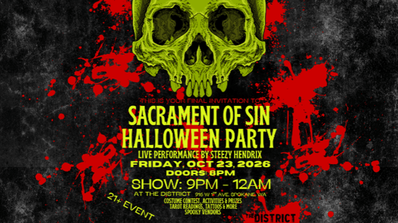 THE SACRAMENT OF SIN: HALLOWEEN PARTY (FREE EVENT)