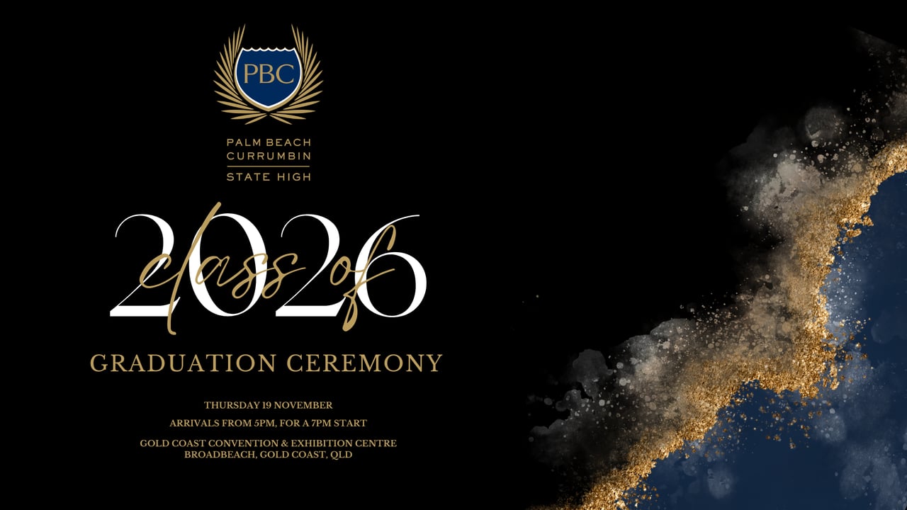 Palm Beach Currumbin State High School Year 12 Graduation 2026