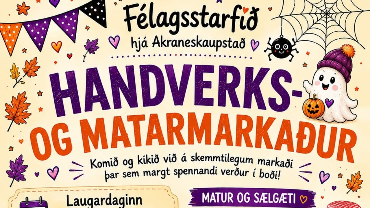 HANDVERKS OG MATARMARKAÐUR