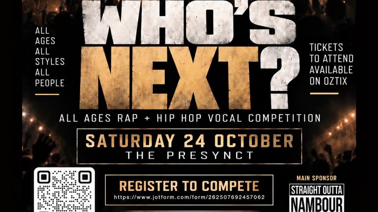 WHO’S NEXT? All Ages Rap + Hip Hop Vocal Competition