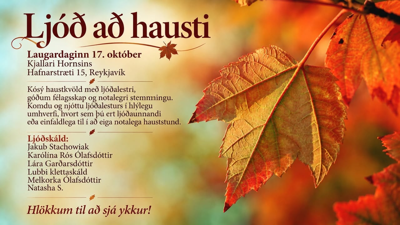 Ljóð að hausti