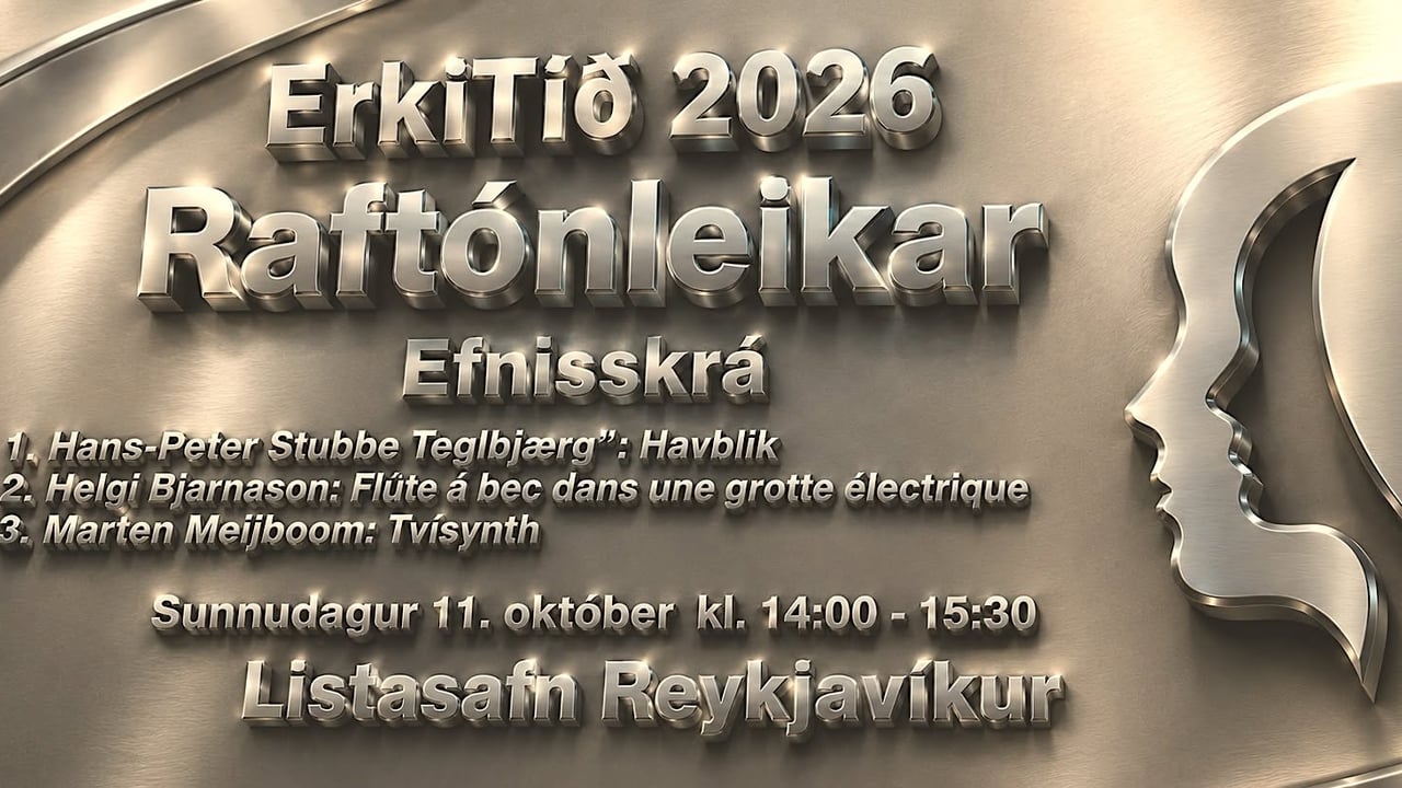 Radftónleikar á ErkiTíð 2026