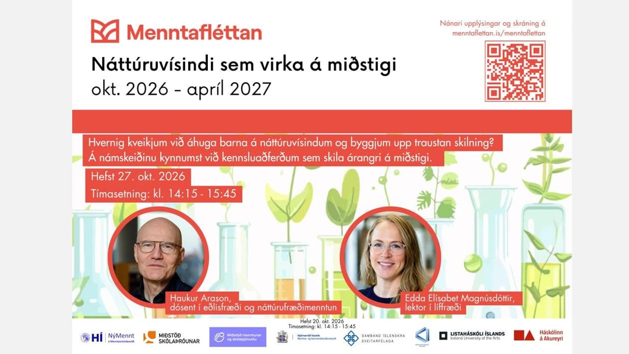 Náttúruvísindi sem virka á miðstigi