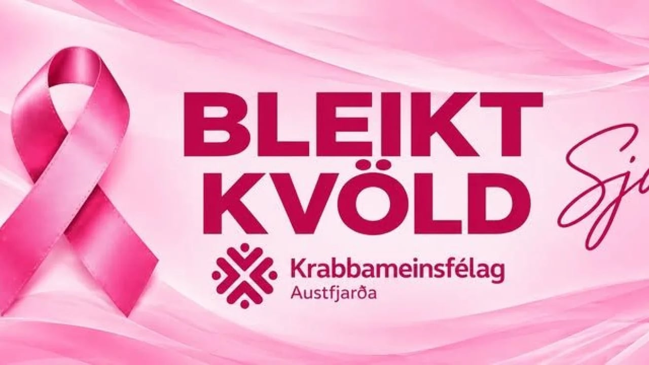 Bleikt kvöld Krabbameinsfélags Austfjarða