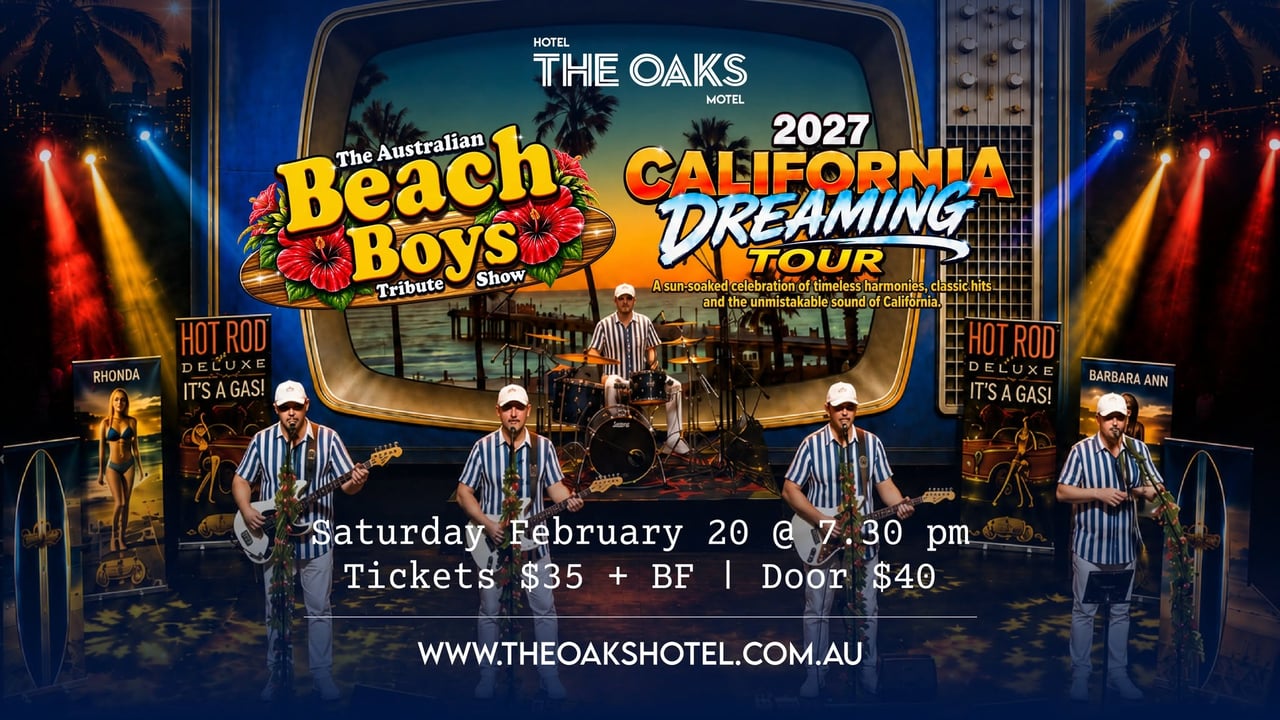 The Australian Beach Boys Show @ The Oaks Hotel, Albion Park