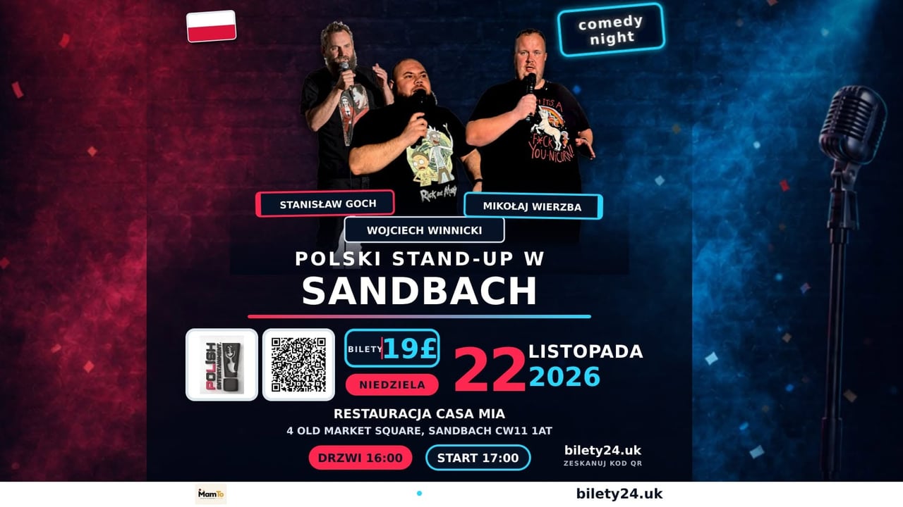 POLSKI STAND-UP W SANDBACH