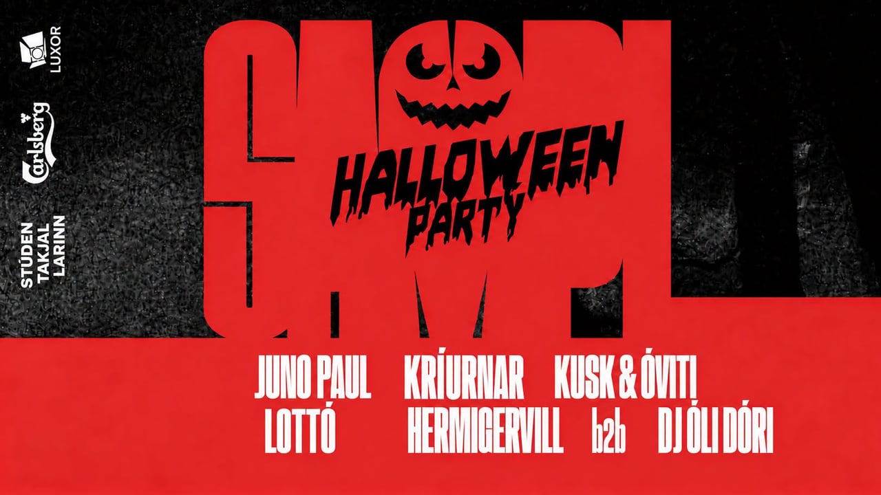 SAMPL: HALLOWEEN PARTY Á STÚDENTKJALLARANUM