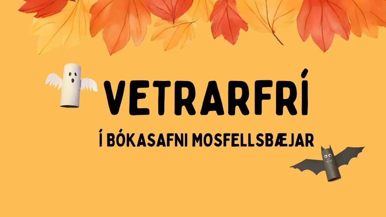 Hrekkjavökuföndur í Bókasafni Mosfellsbæjar