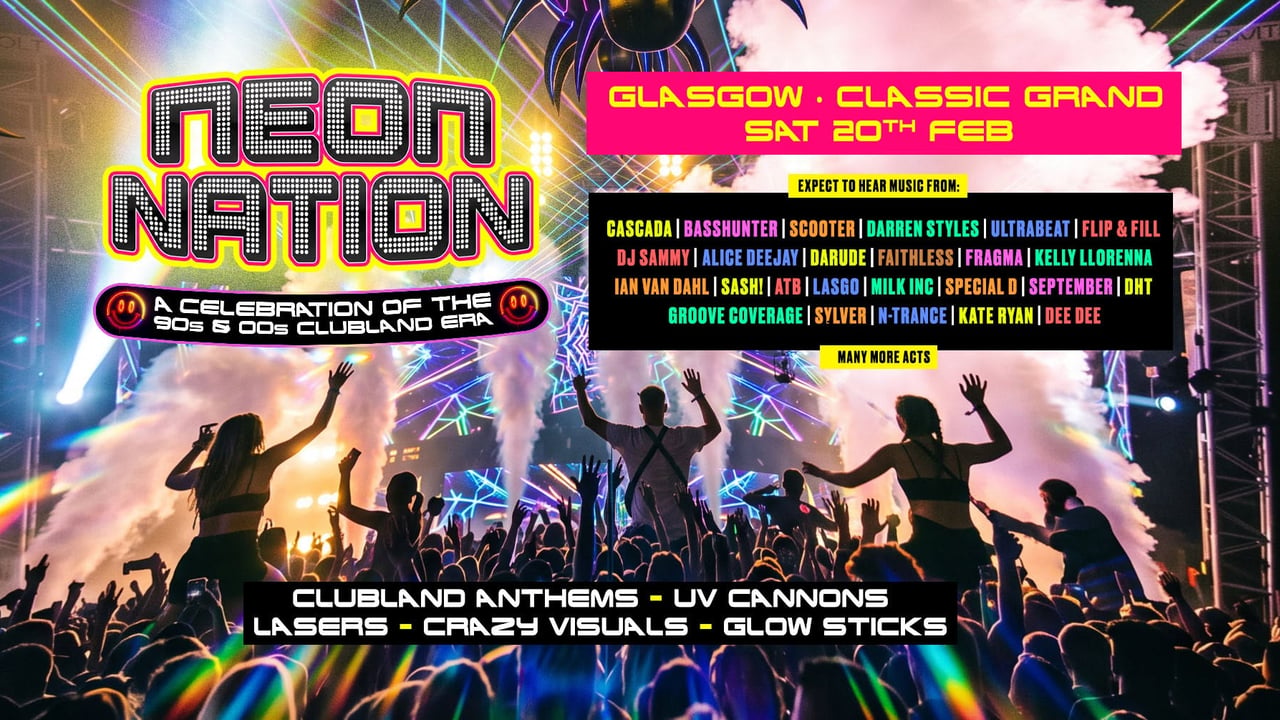 Neon Nation Is Coming To Glasgow! 