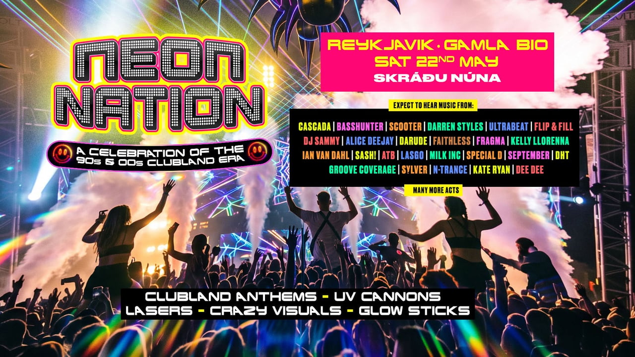 Neon Nation Is Coming To Reykjavik!