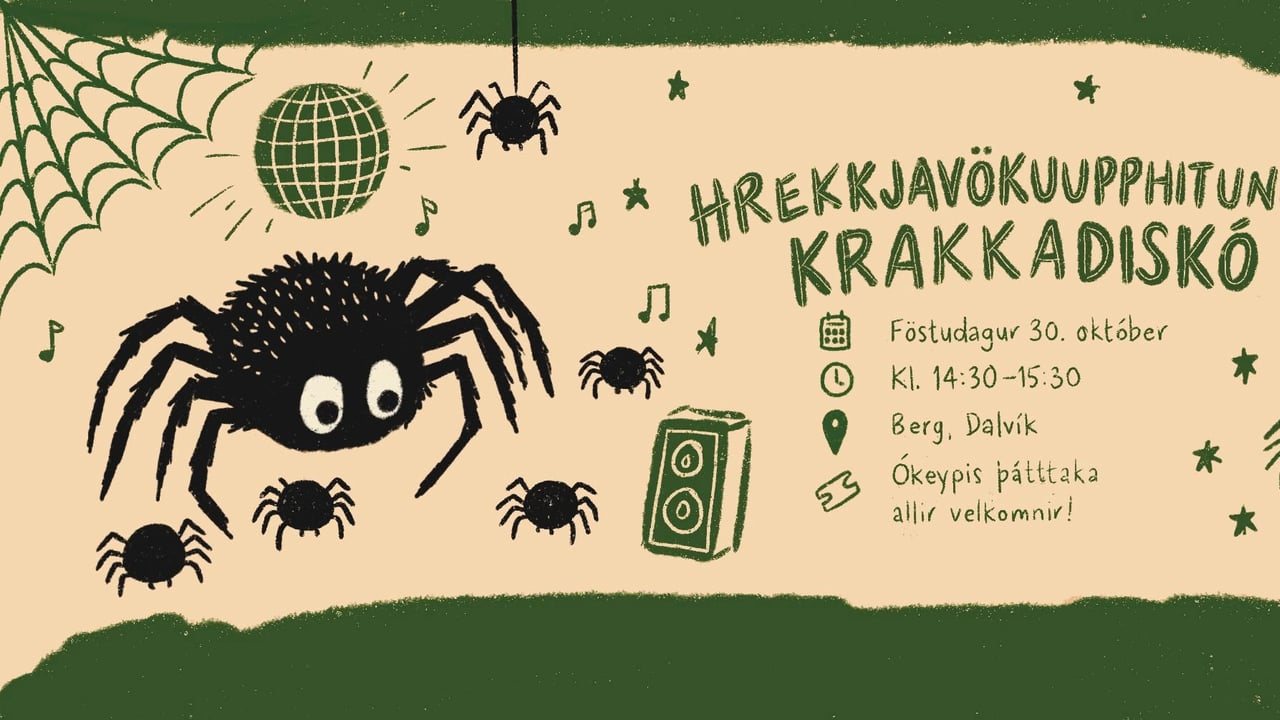 Hrekkjavökuupphitun: Krakkadiskó