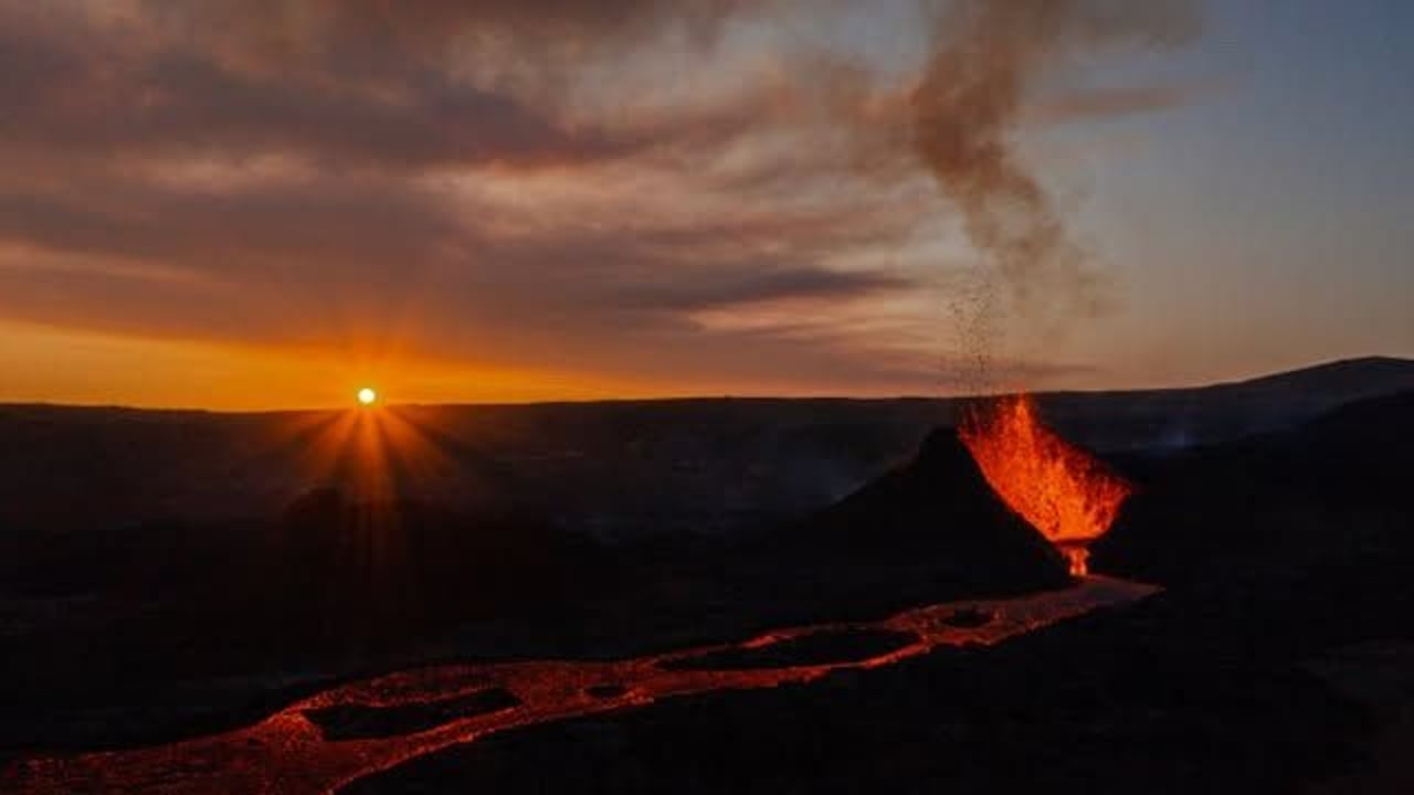Eldur á Reykjanesskaga