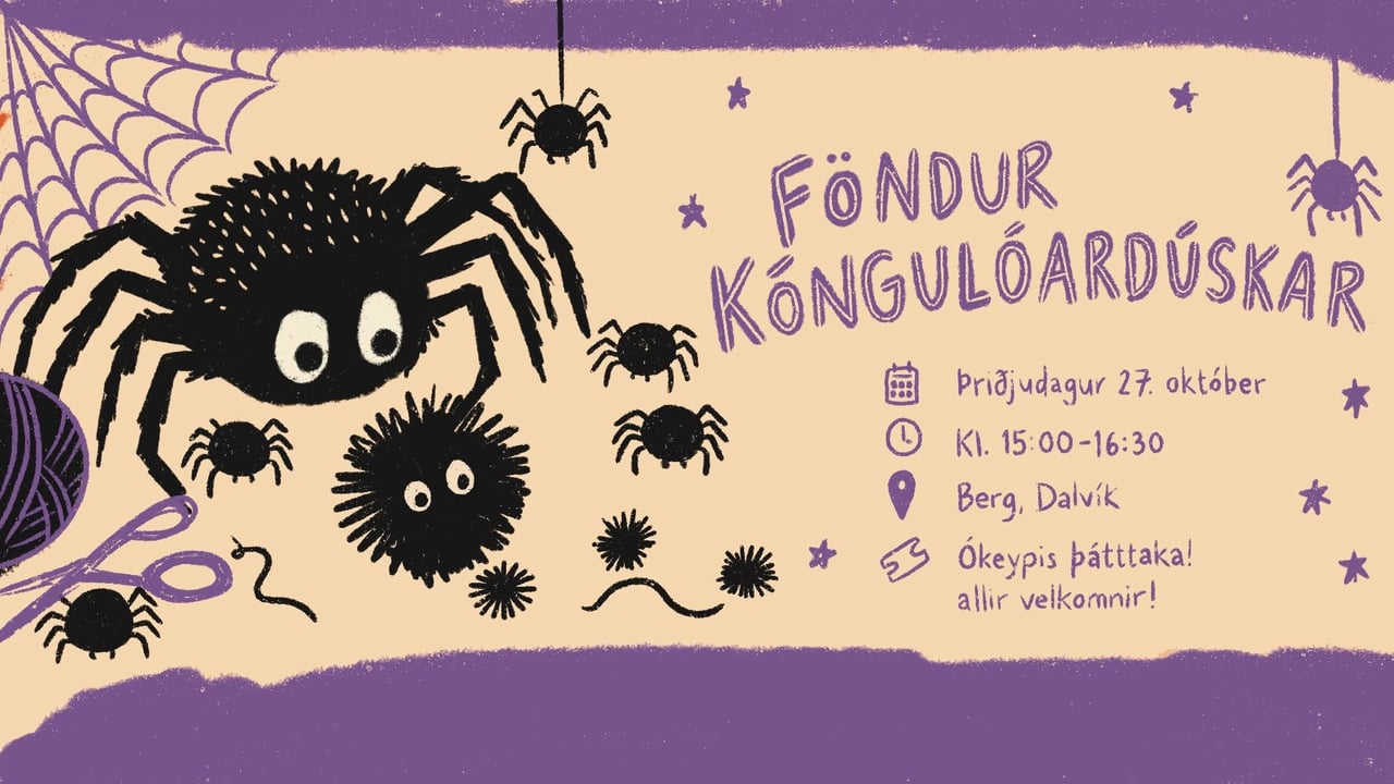 Föndur: Kóngulóardúskar