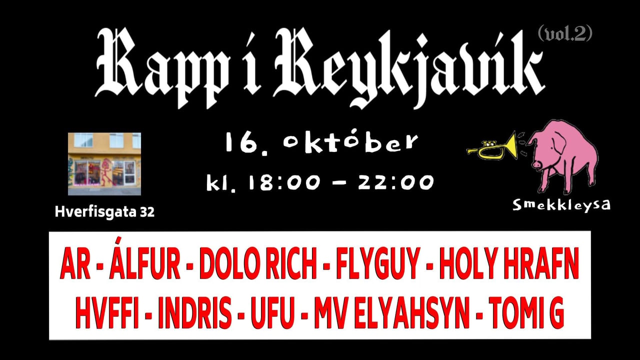 Rapp í Reykjavík (vol.2) - Smekkleysa