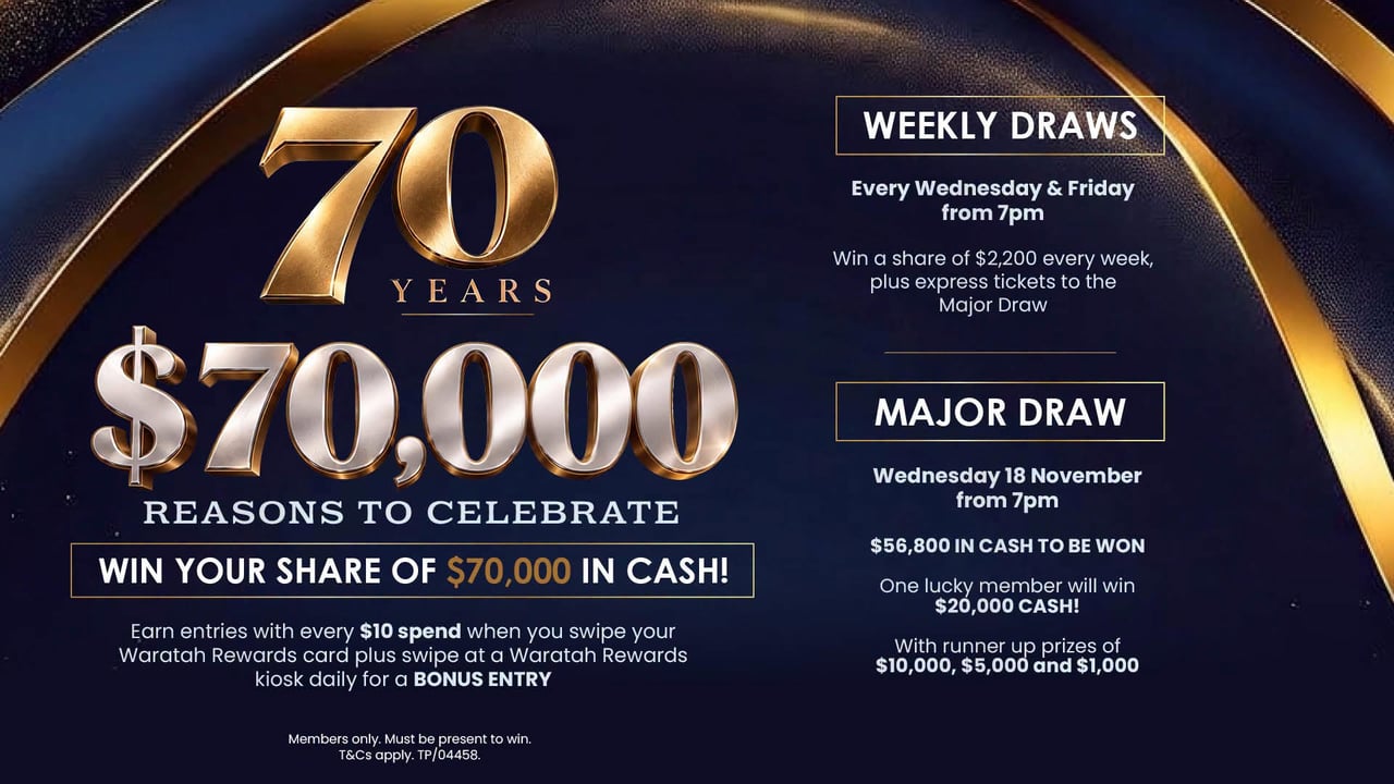70 YEARS $70,000 REASONS TO CELEBRATE
