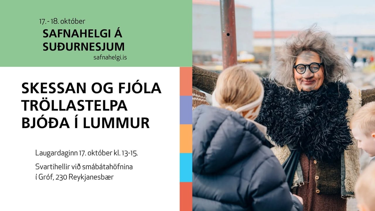 Skessan og Fjóla tröllastelpa bjóða í lummur