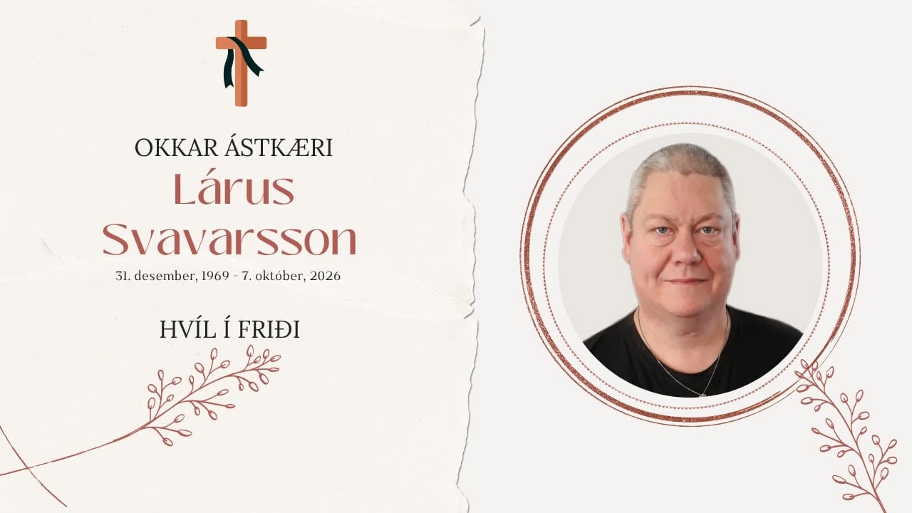 Lárus Svavarsson | Útför frá Grindavíkurkirkju