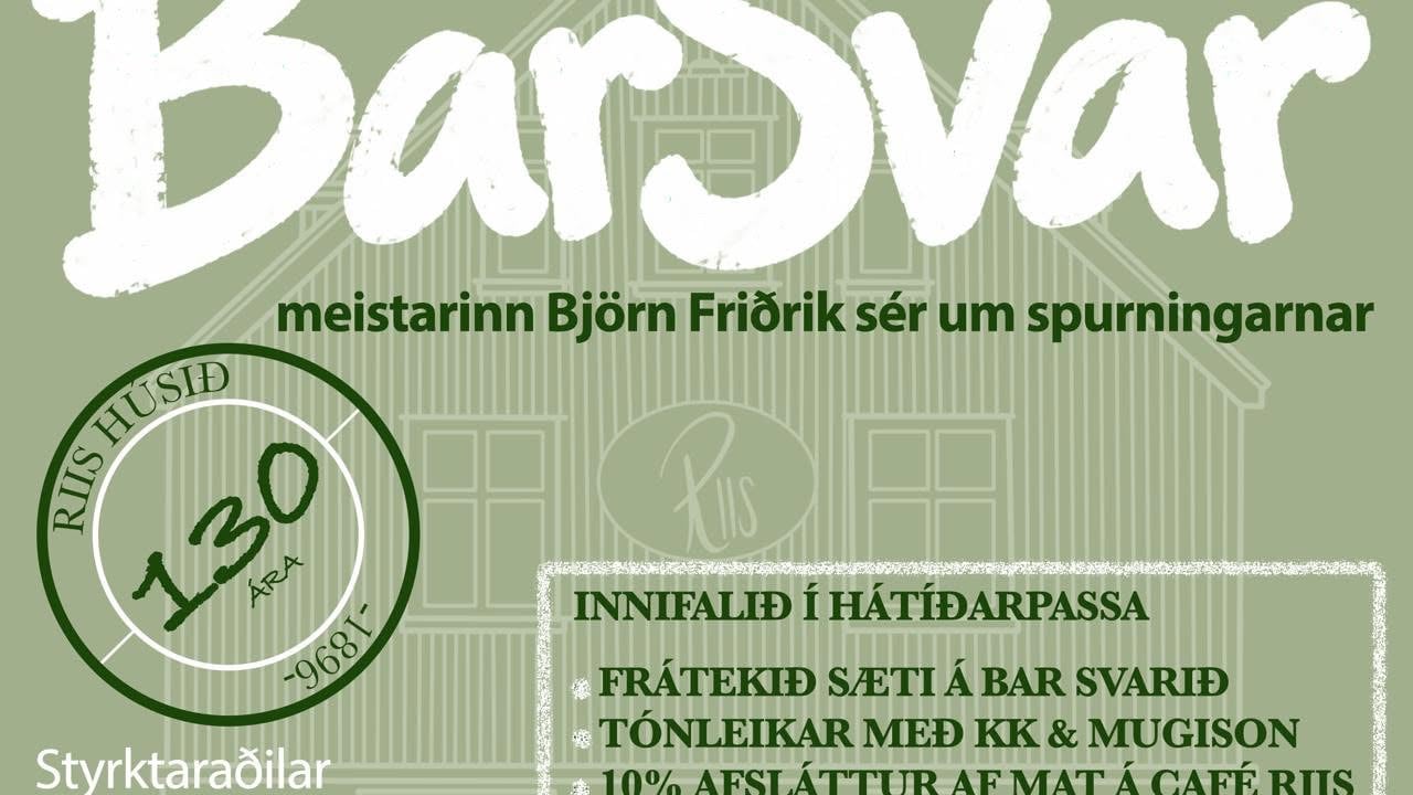 BAR SVAR - AFMÆLISHÁTÍÐ