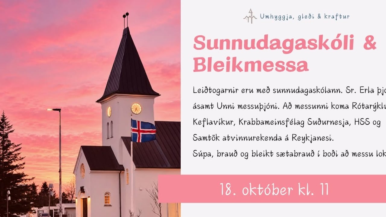 🎀 Bleik messa í Keflavíkurkirkju 🎀