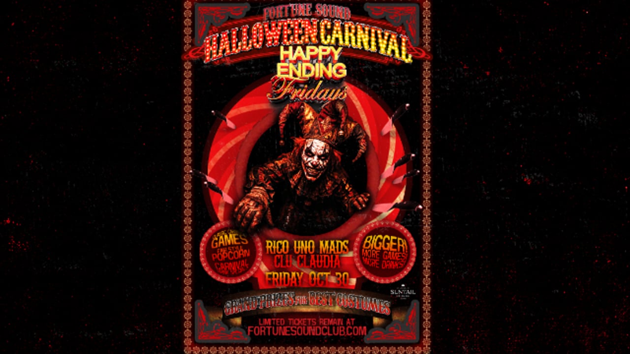 Fortune Sound Halloween Carnival at Happy Ending Fridays