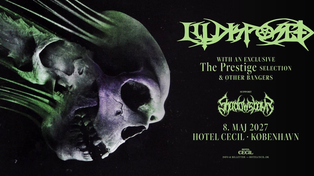 Illdisposed + support: Shadowspawn | Hotel Cecil, København