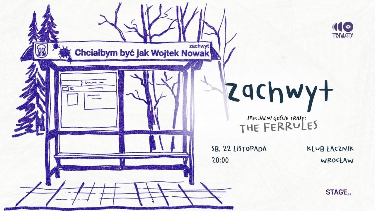 Zachwyt + The Ferrules // 22.11 // Wrocław // Klub Łącznik