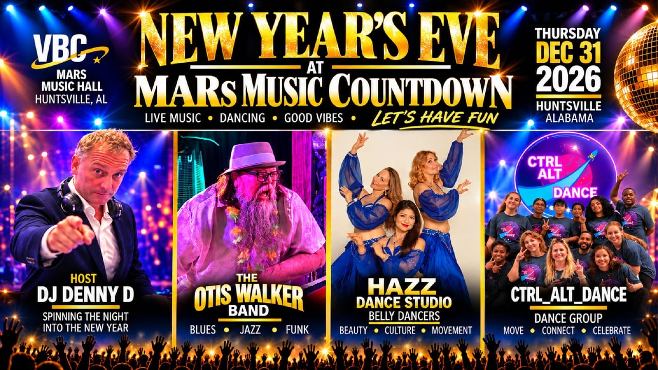 Mars Music Countdown - New Year's Eve 2026