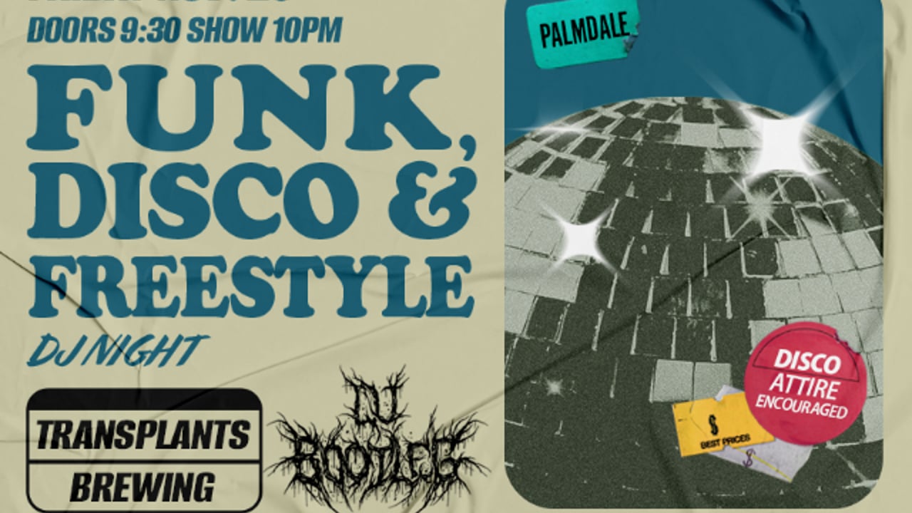 FREE SHOW: FUNK, DISCO & FREESTYLE DJ NIGHT