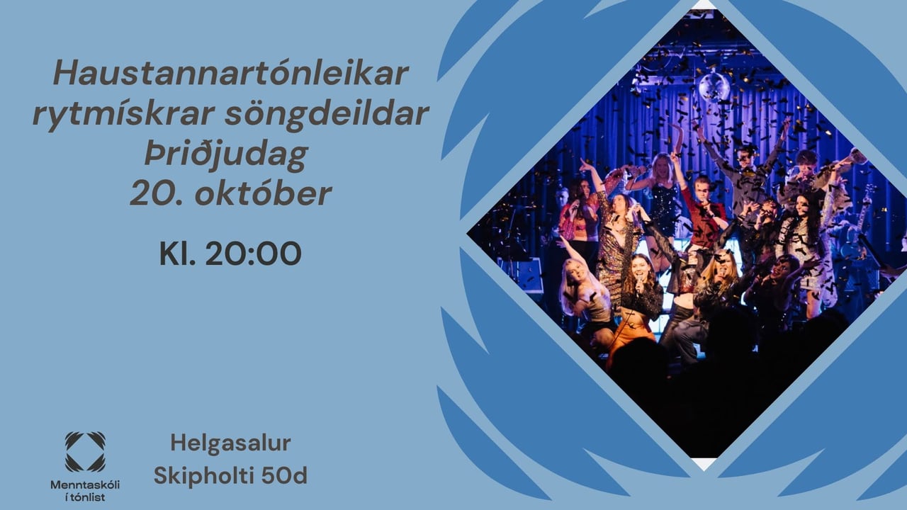 Haustannartónleikar rytmískrar söngdeildar