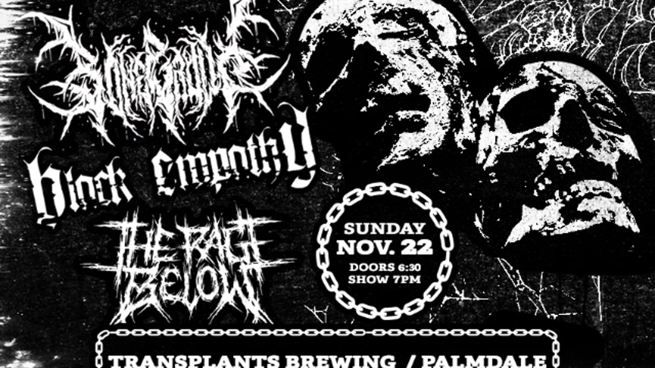 FREE SHOW: BONE CROWN / BLACK EMPATHY / THE RAGE BELOW